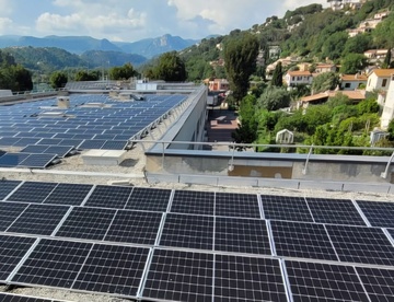 Installation 375kWc dans un Lycée à Cagnes sur mer