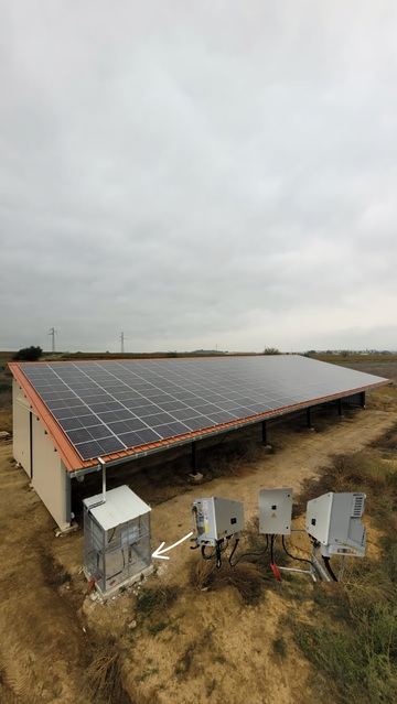 Nouvelle centrale terminée à Espondeilhan à 135kWc
