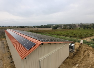 Nouvelle centrale terminée à Espondeilhan à 135kWc