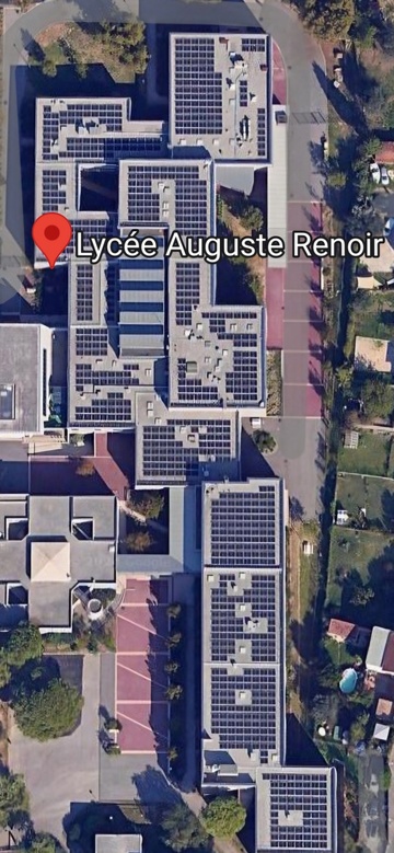 Installation 375kWc dans un Lycée à Cagnes sur mer